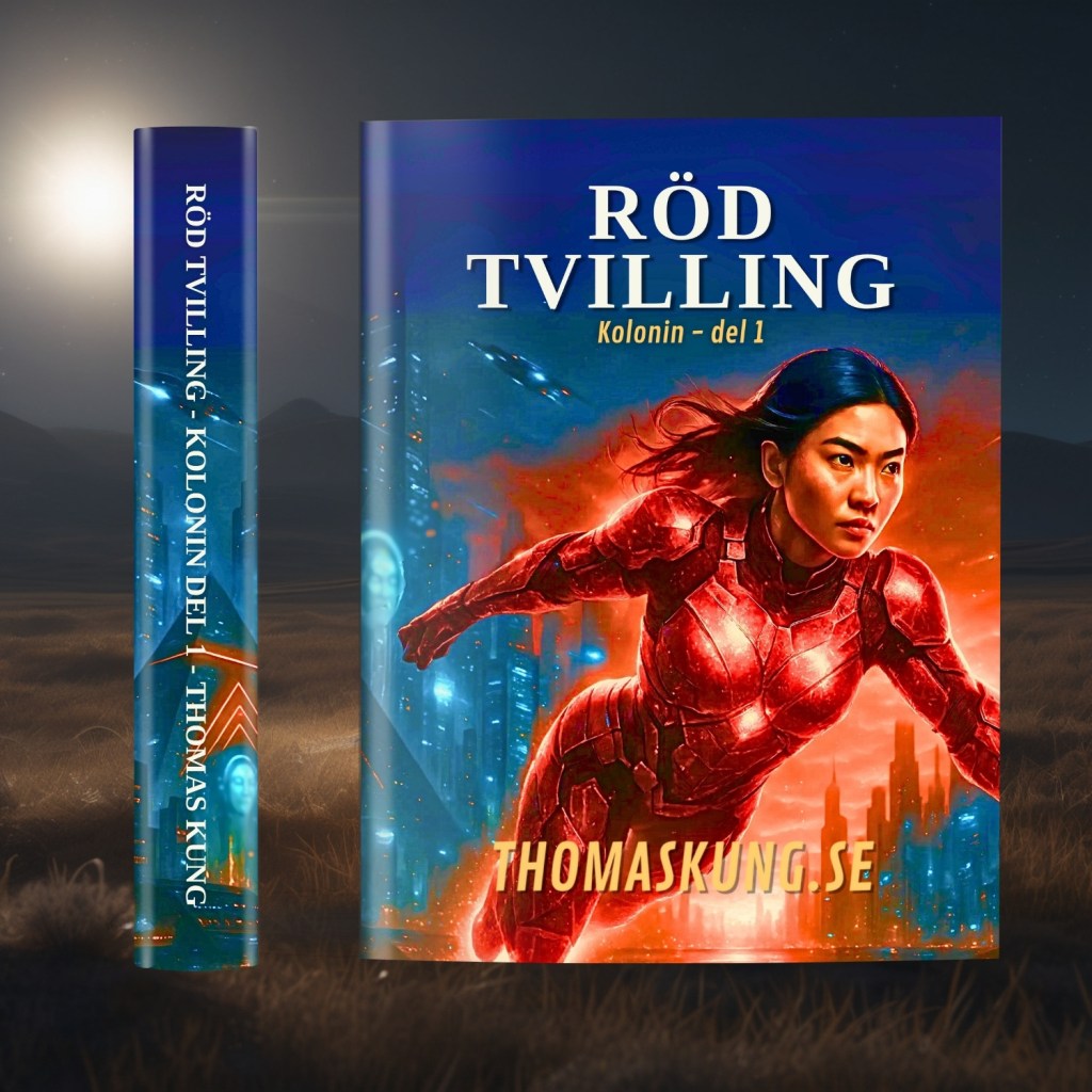 Röd Tvilling sci-fi bok författare Thomas Kung